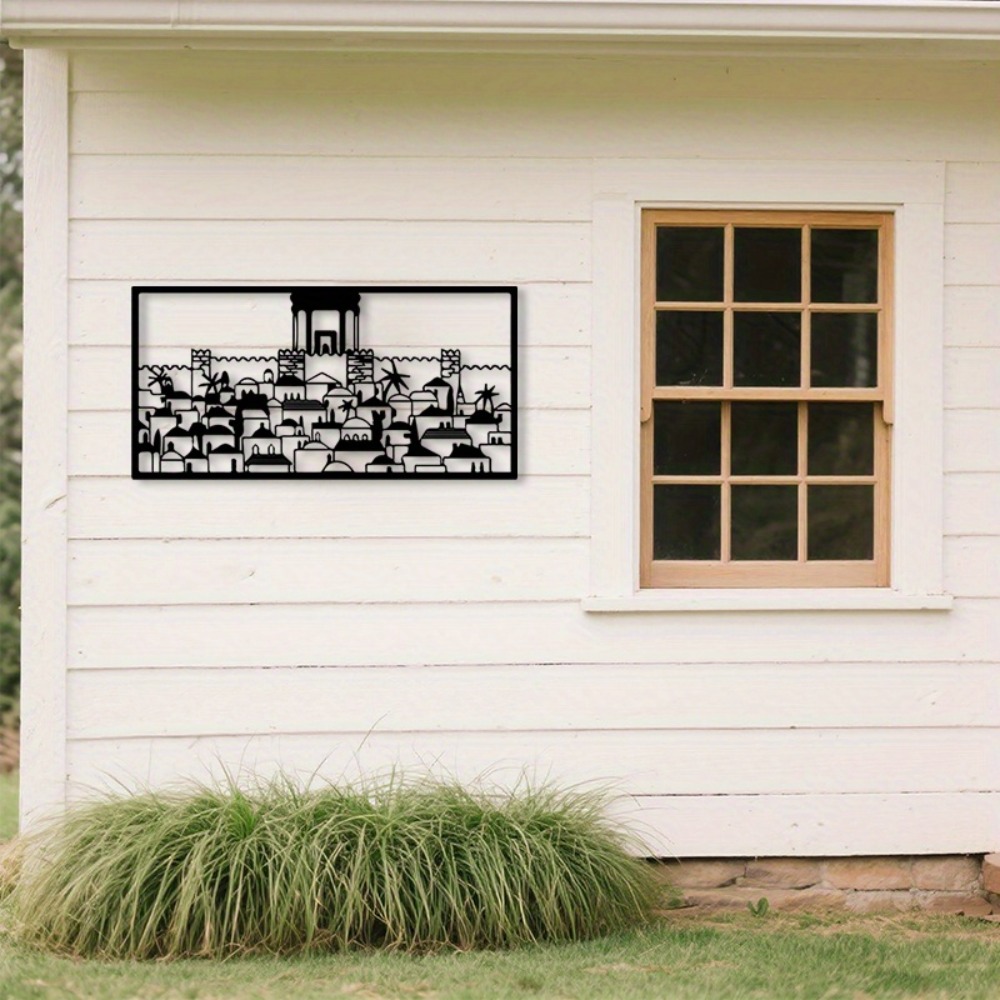 CIFBUY Metal Wall Art Jerusale - Home & Bathroom Building Products Pte Ltd ulasan dan harga