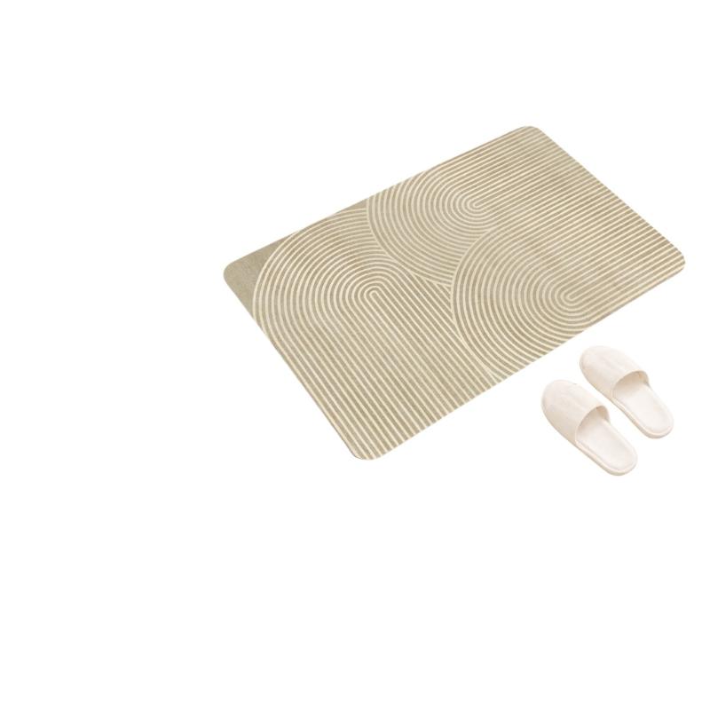Diatomite Bath Mat Quick Dry A - Home Bathroom Mats ulasan dan harga
